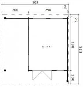 Caseta de jardín Hansa Lounge