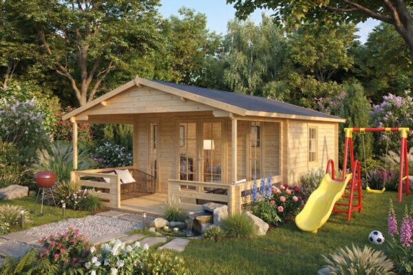 Caseta de jardín 15m² | 44mm | 6x4m
