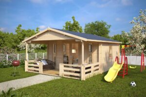 Caseta de jardín 15m² | 44mm | 6x4m