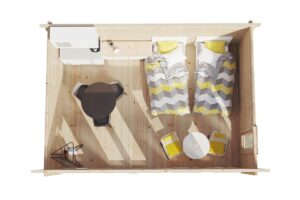 Large Garden Room Barbados 21m² / 44mm / 5.9 x 4.1 m / G0097 /