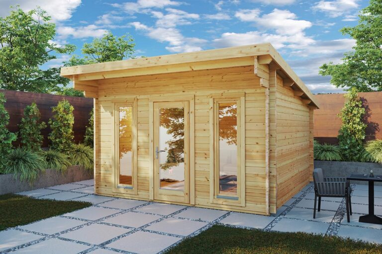 Caseta de jardín pequeña