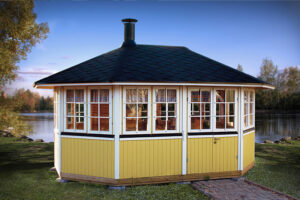 Caseta para barbacoa