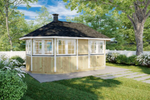 BBQ hut Albatros XL 15m² 5,4 x 3,4m 21mm