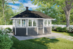 BBQ hut Albatros XL 15m² 5,4 x 3,4m 21mm