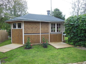 Caseta para barbacoa Seattle Albatros XL 15m2 / 5x3m / 21mm