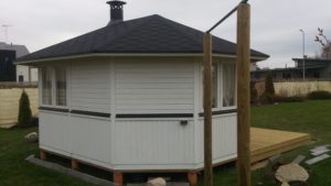 Caseta para barbacoa Seattle Albatros 12m2 / 4x3m / 21mm