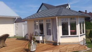 Caseta para barbacoa Seattle Albatros XL 15m2 / 5x3m / 21mm