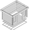 Caseta de jardín Jacob D 12m2 / 4x3m / 40mm