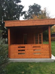 Sauna de jardín Paula 12m2 / 7x3m / 40mm