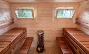 Sauna finlandesa de exterior Paula