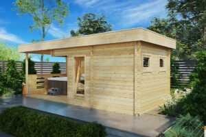 Outdoor Sauna Cabin "Paula" | G0127