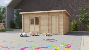 Caseta de jardín y trastero combinados Super Tom_1