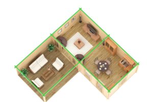 Caseta de jardín Hansa Corner Deluxe B