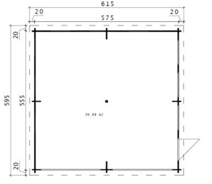 Double Garage F with Up and Over Doors