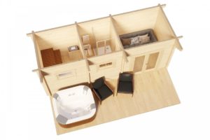 Sauna Oliver II cross section