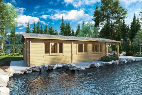 Large log cabin "The Lake House" | G0202