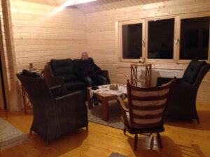 Casa de madera con dos dormitorios Holiday F 50m² 7x12m 70mm