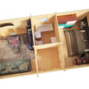 Casa de madera con un dormitorio Holiday I 40m² 9x4,5m 70mm