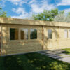 Casa de madera con un dormitorio Holiday I 40m² 9x4,5m 70mm