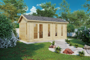 Caseta de jardín Linda 16m² 6x3m 44mm