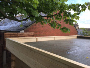 Caseta de madera Ian D 18m² 5x4m 58mm