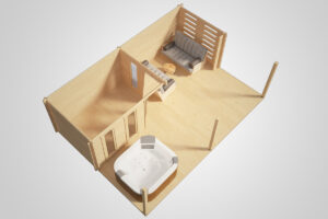 Garden Paradise A 10m² 8x6m 58mm