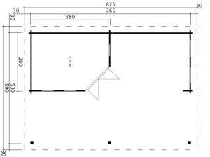 Marquesina extra grande