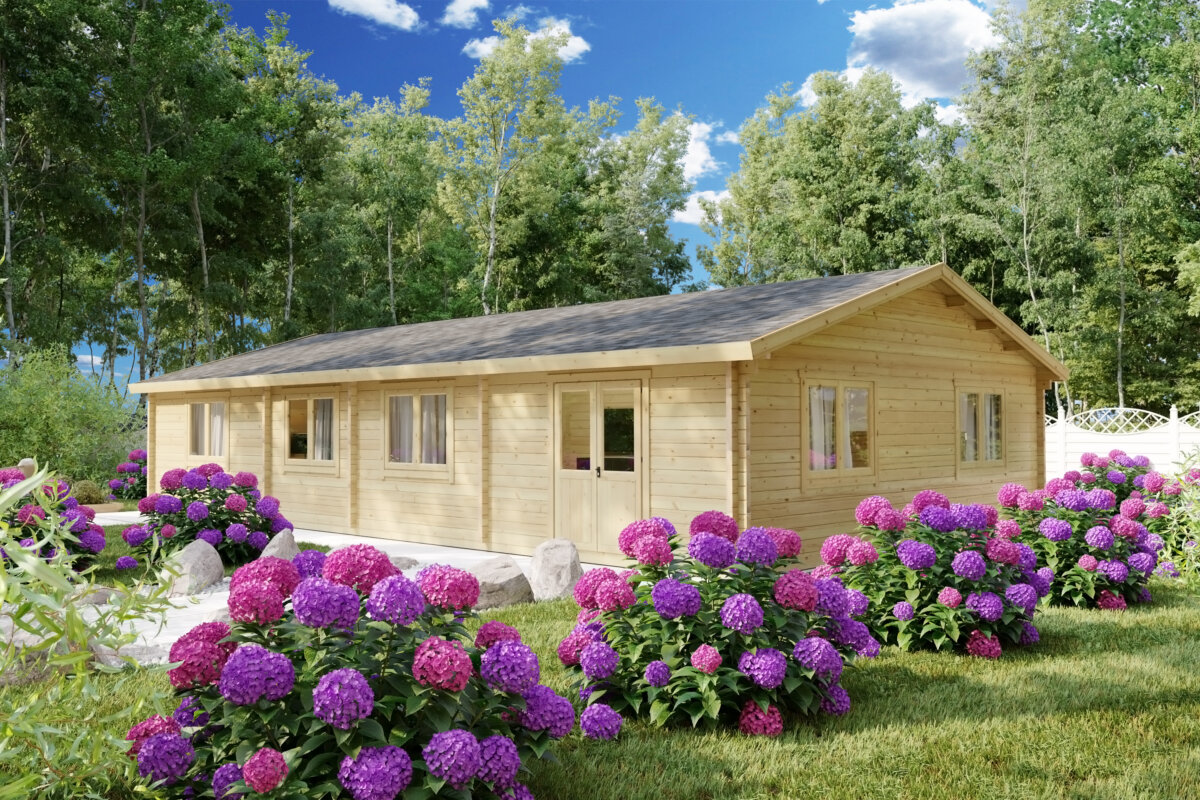 Caseta de madera jardín Decor Home 9m² 3,50x2,80mt