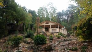 Casa de madera con dos dormitorios Holiday F 50m² 7x12m 70mm