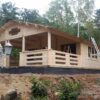 Casa de madera con dos dormitorios Holiday F 50m² 7x12m 70mm