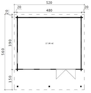 Caseta de jardín Ian E