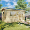 Sauna de exterior Finlandia 11m² 4x3m 70mm