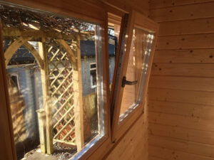 Sauna de exterior Finlandia 11m² 4x3m 70mm