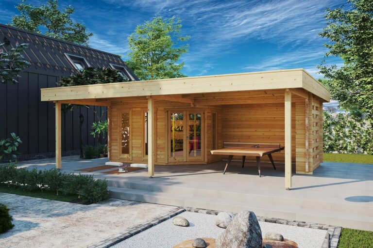 Premium summer house "Paradise B" 10m² | 8x6m | G0222