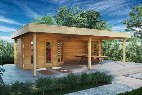 Premium summer house "Paradise B" 10m² | 8x6m | G0222