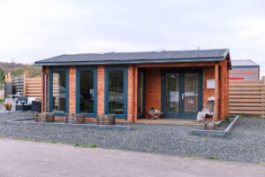 Casa de madera 22m² | 70mm | 7x4m (pintado)