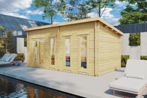 Caseta de jardín moderna