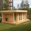 Caseta de madera Mini Hansa Lounge 9m2 / 4,5x4m / 44mm
