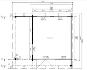 Mini Hansa Lounge Ground Plan