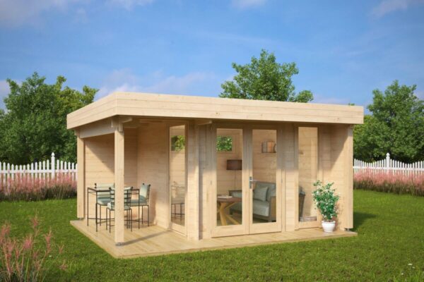 Garden Room Mini Hansa Lounge 9 M2 / 4 X 4 M / 44 MM