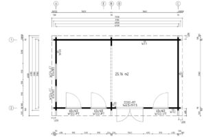 Caseta de madera grande