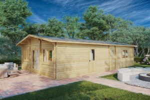 2 bedroom log cabin valencia