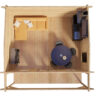 Caseta de madera Costa A 19m² 5x5m 70mm