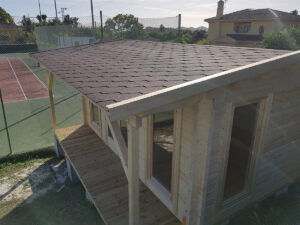 Caseta de madera Costa A 19m² 5x5m 70mm