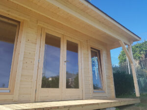 Caseta de madera Costa A 19m² 5x5m 70mm