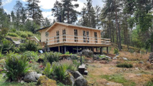 Wooden Lodge with Bathroom Sweden A 23m2 / 6 x 4 m / 70mm