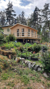 Wooden Lodge with Bathroom Sweden A 23m2 / 6 x 4 m / 70mm