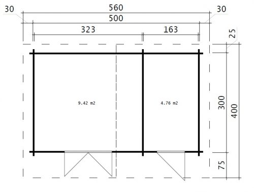 Double-Shed-A-ground-plan-500x382