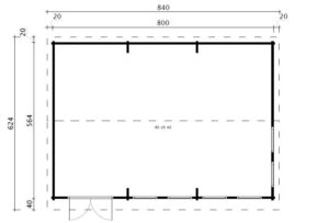 Garden Snooker Room 2 ground plan