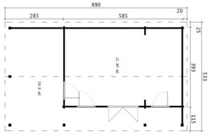 Studio xxl ground plan